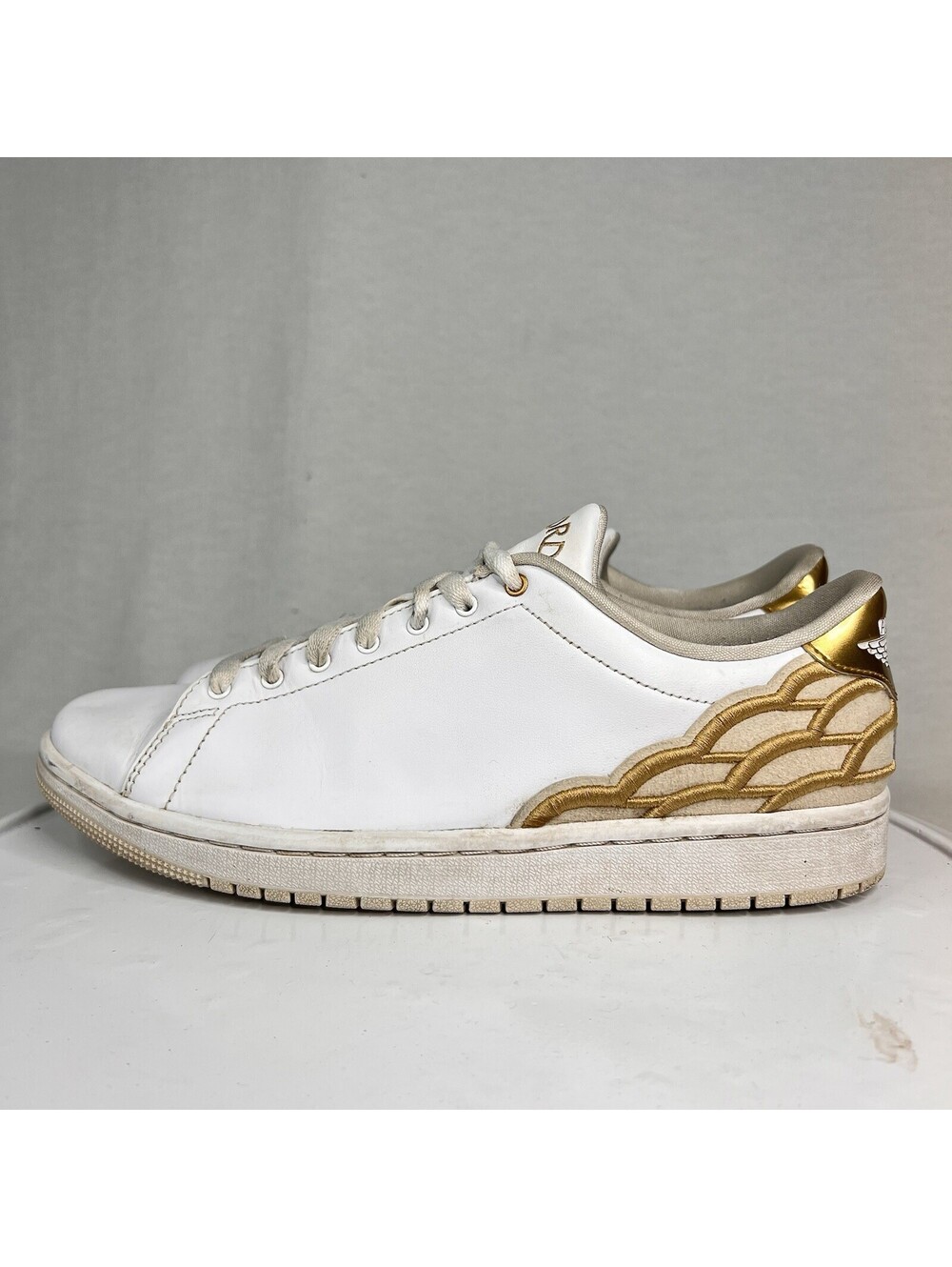 Nike Air Jordan Retro 1 Centre Court Shoes White/Gold DQ8577-100 Men’s 8.5